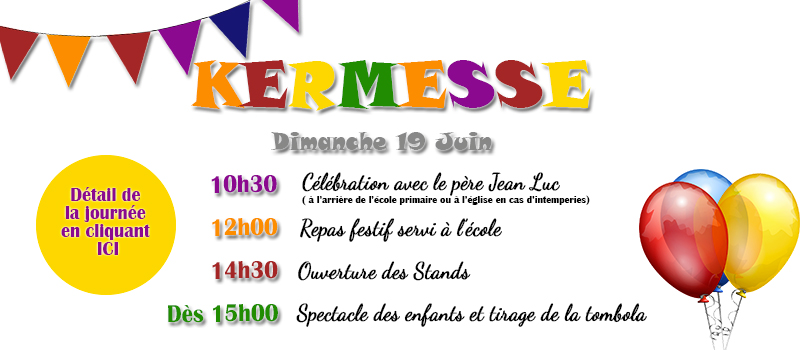 Grand retour de la kermesse !