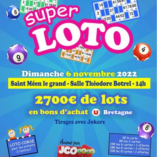 Super Loto Saint Méen le Grand 2022