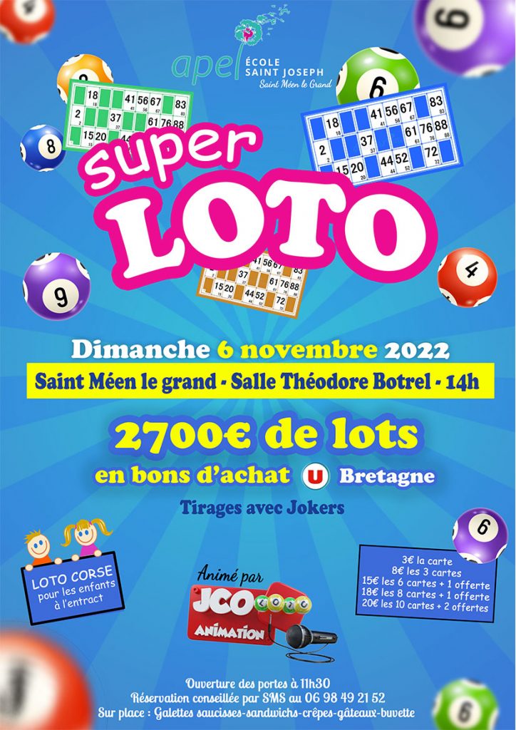 Super Loto Saint Méen le Grand 2022