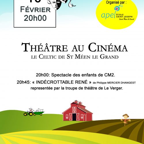 Théâtre Saint méen le grand, ille et vilaine 2023