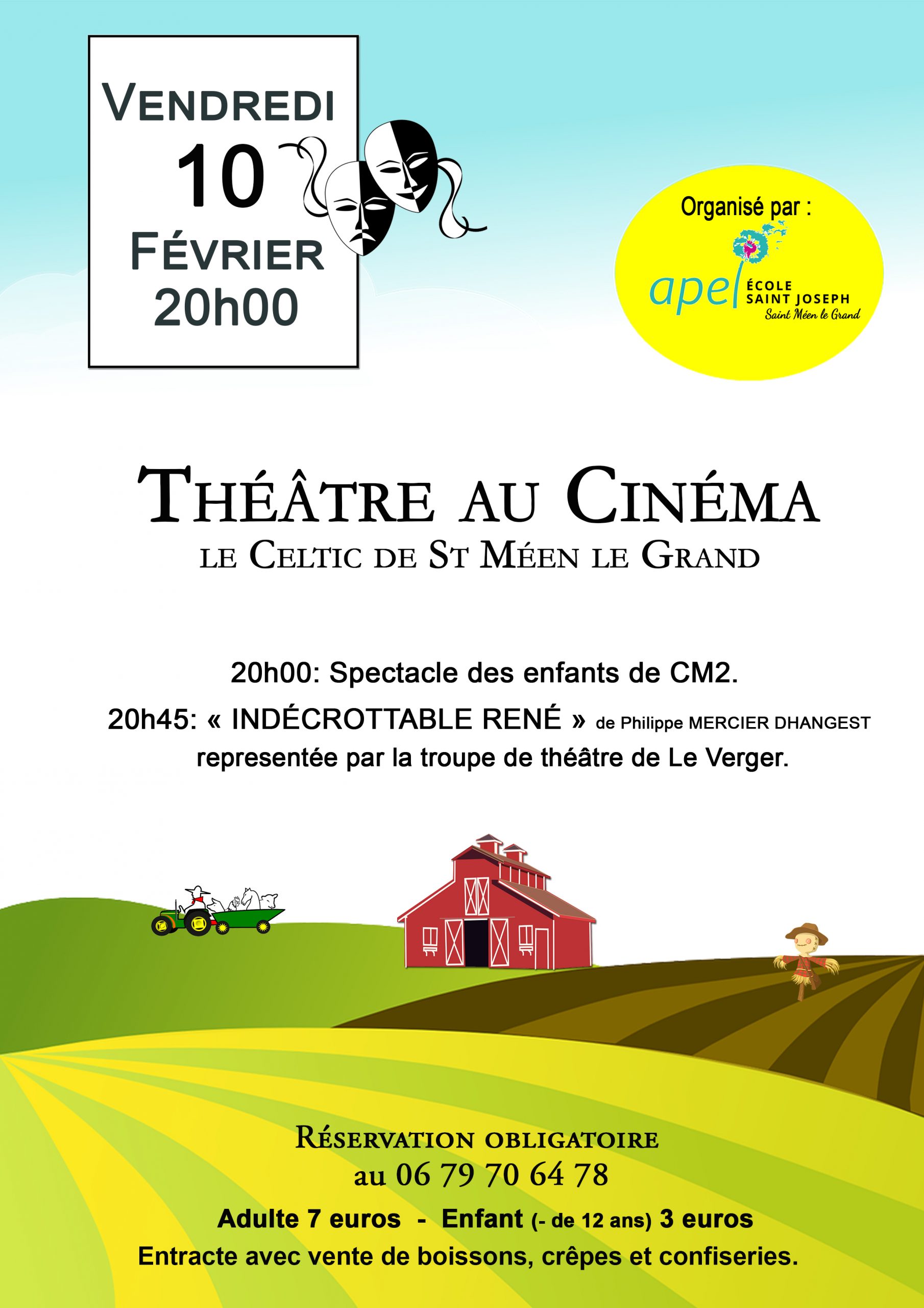 Théâtre Saint méen le grand, ille et vilaine 2023